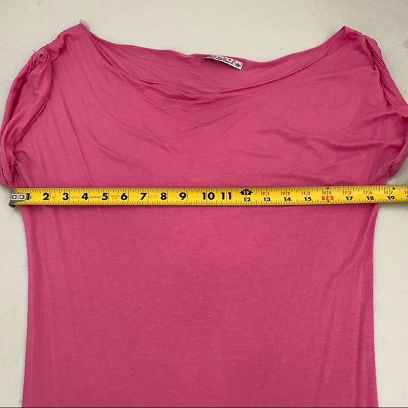 Diab’less Paris pink asymmetrical top - Picture 7 of 8